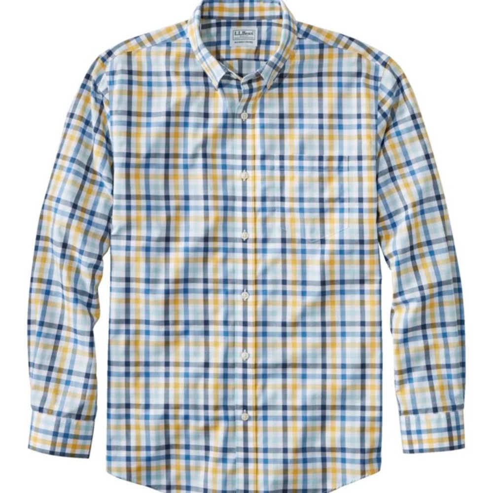 L.L.Bean XXL tall Men's wrinkle free Kennebunk Sports shirt